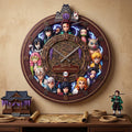 Darkness Hunter Acrylic Hanging Wall Clock - Personalized Gifts For Manga Lovers