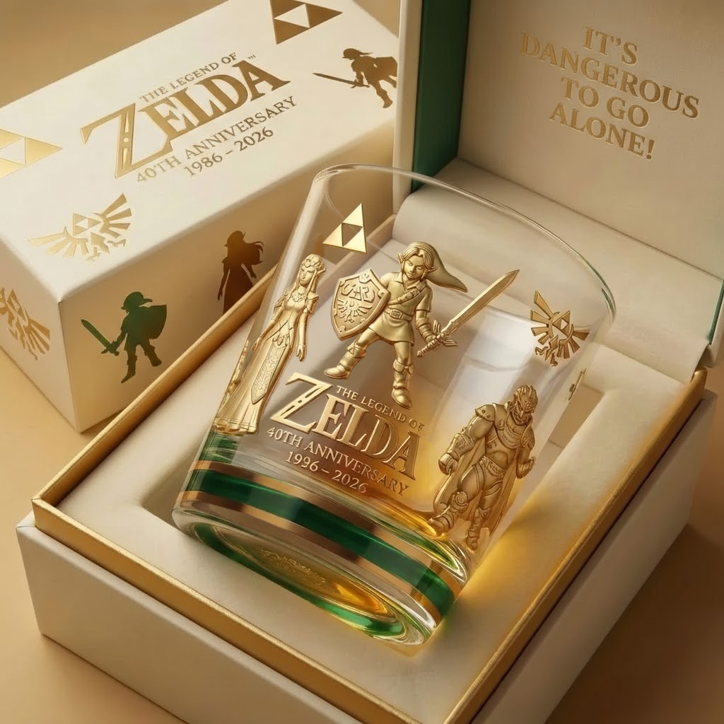 Fantasy Hero Adventure 40 Years Anniversary - Personalized The Hero's Legend Whiskey Glass