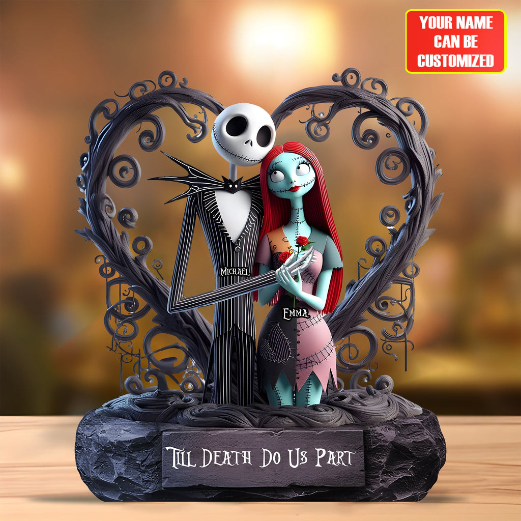 Till Death Do Us Part 1 - Personalized Nightmare Custom Shaped Acrylic Plaque