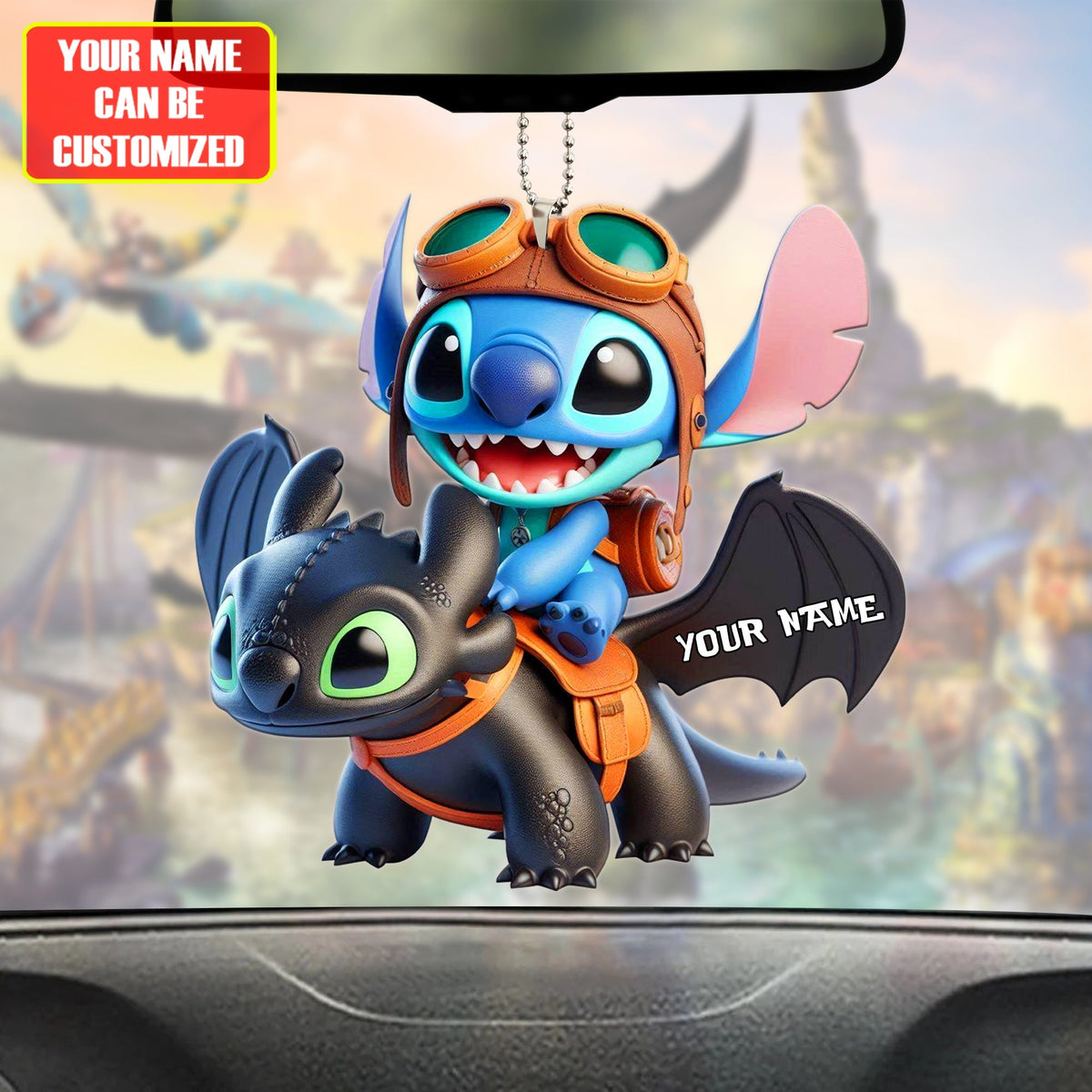 There Little Monster Customize Car Ornament 1