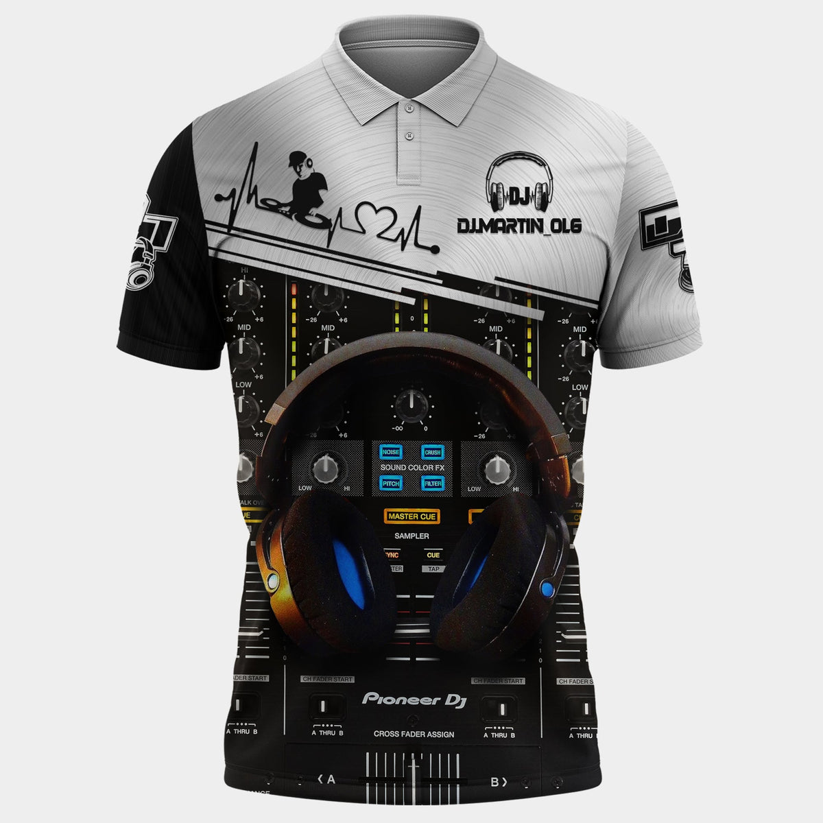 Personalized Name DJ NP3 All Over Printed Unisex Shirt P120405