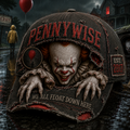 Horror Clown Distressed Denim Cap