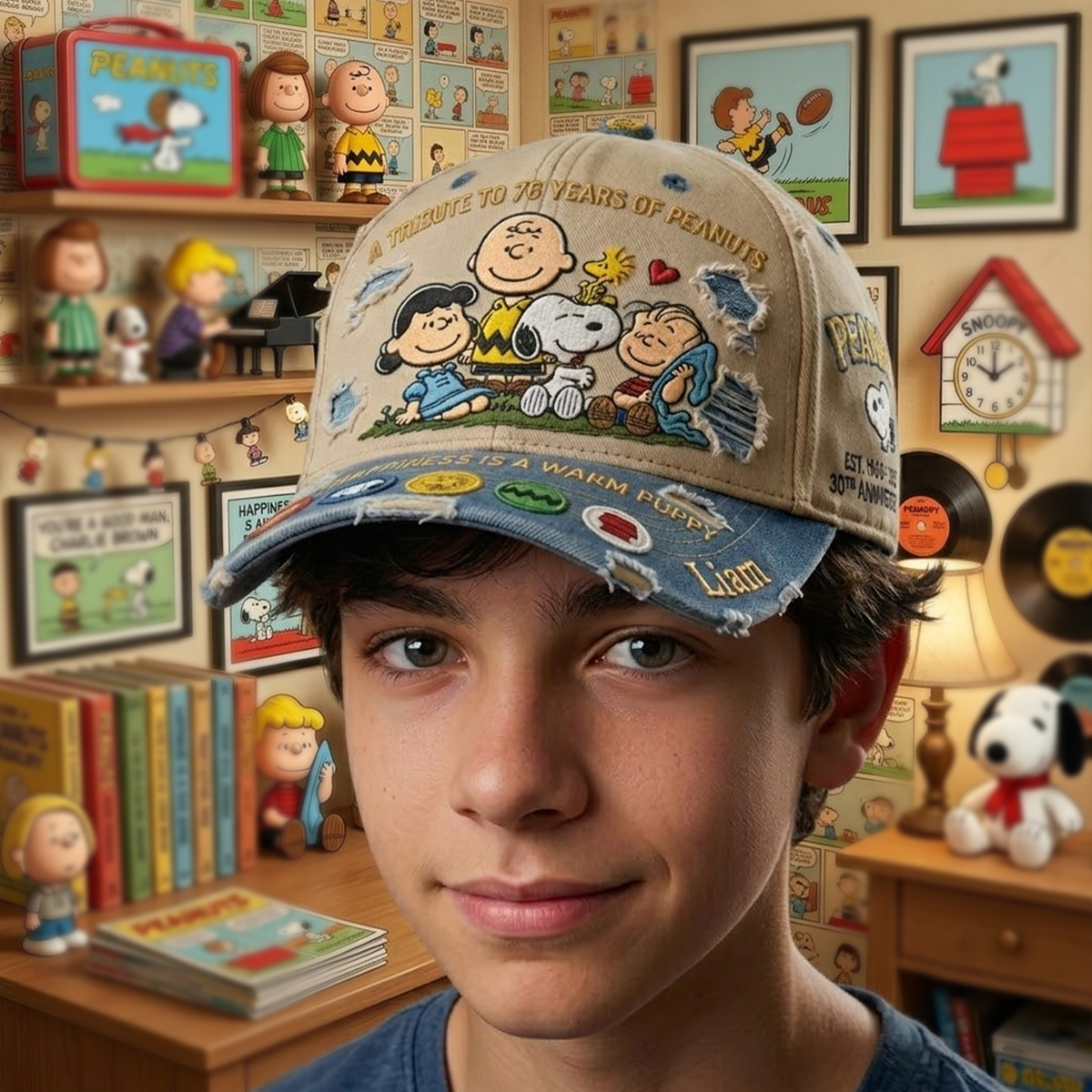 Classic Cartoon Friends - Personalized Classic Cap, Gift For Cartoon Fans