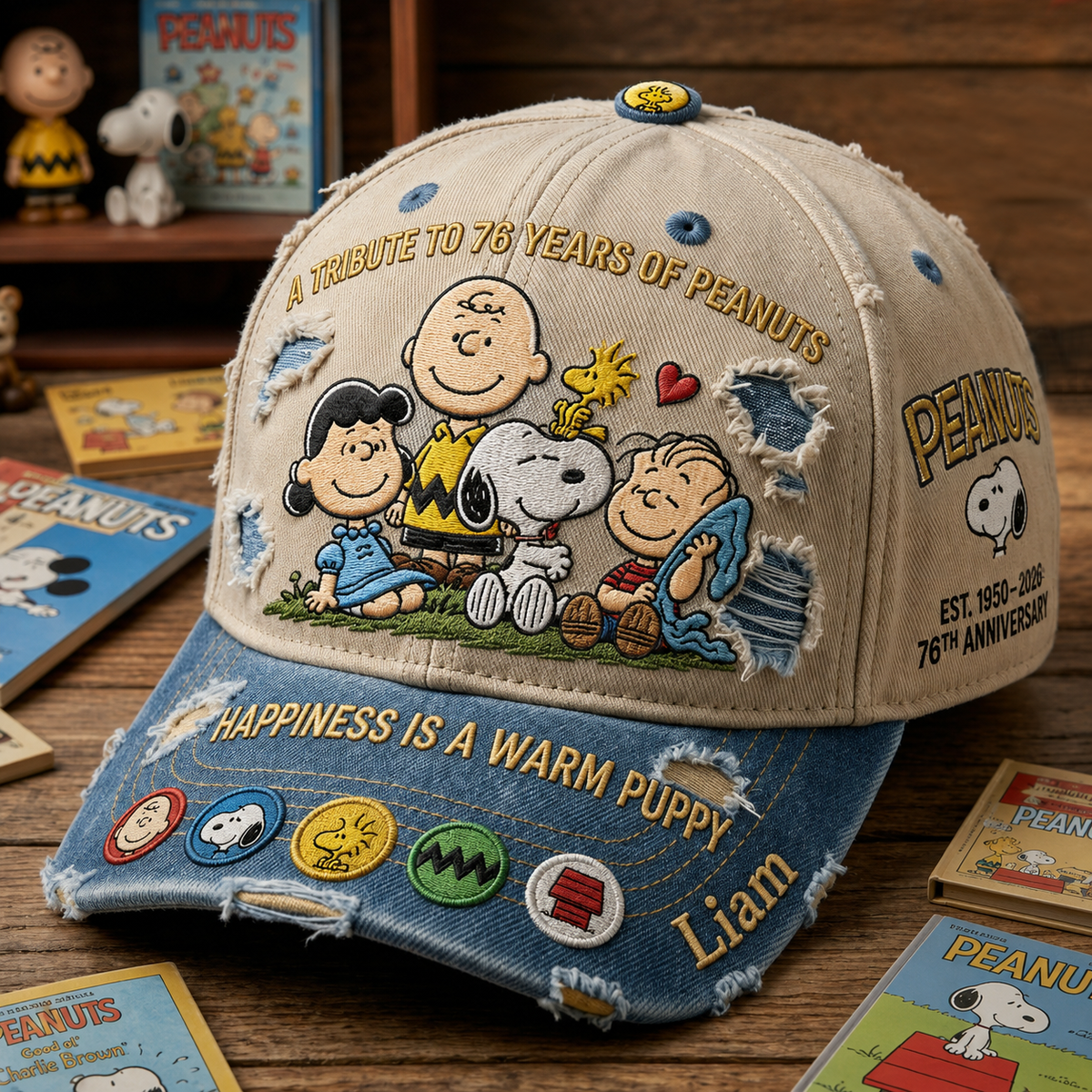 Classic Cartoon Friends - Personalized Classic Cap, Gift For Cartoon Fans