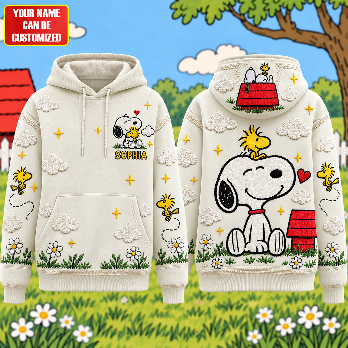 Classic Cartoon Friends  - Personalized Cartoon Hoodie and Leggings
