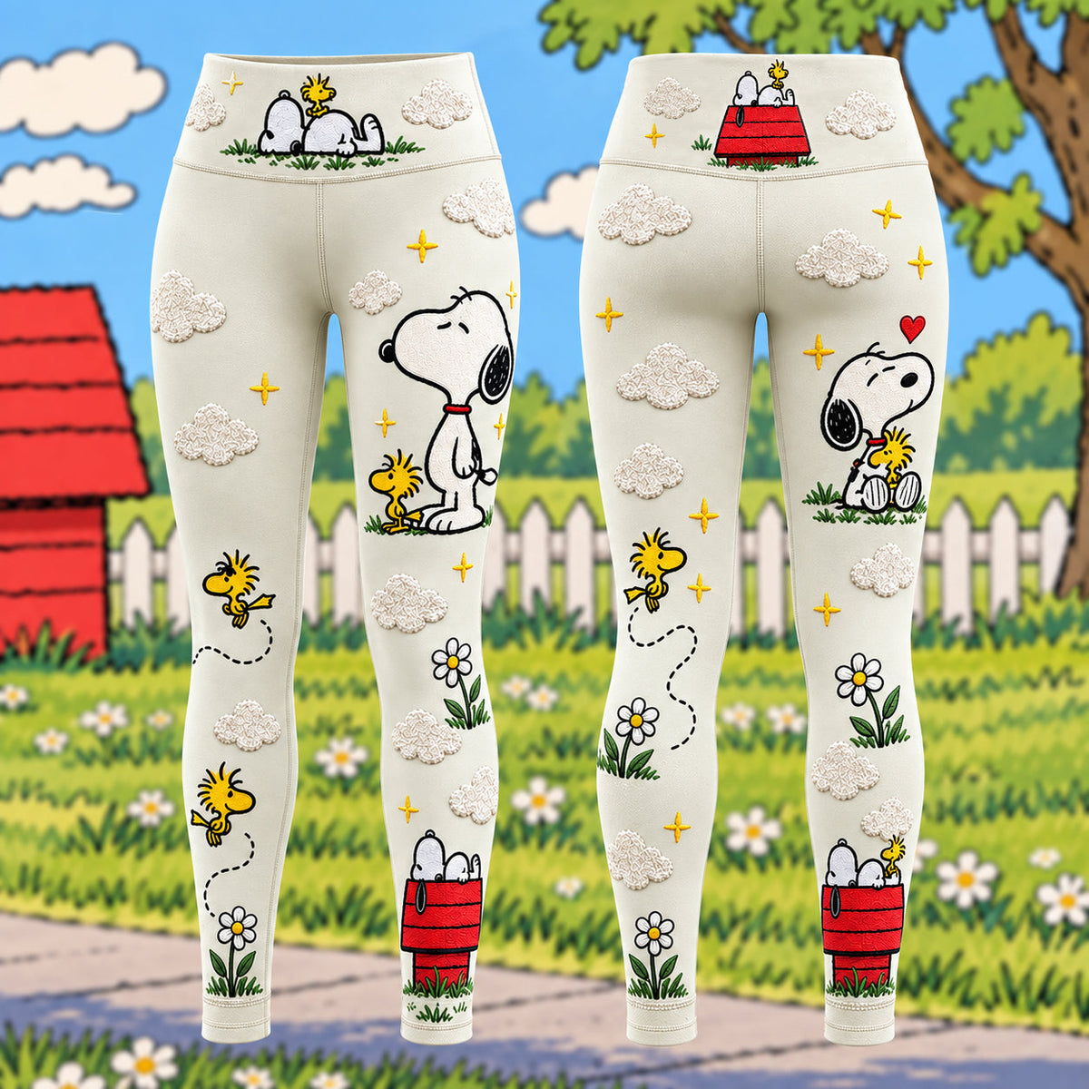 Classic Cartoon Friends  - Personalized Cartoon Hoodie and Leggings