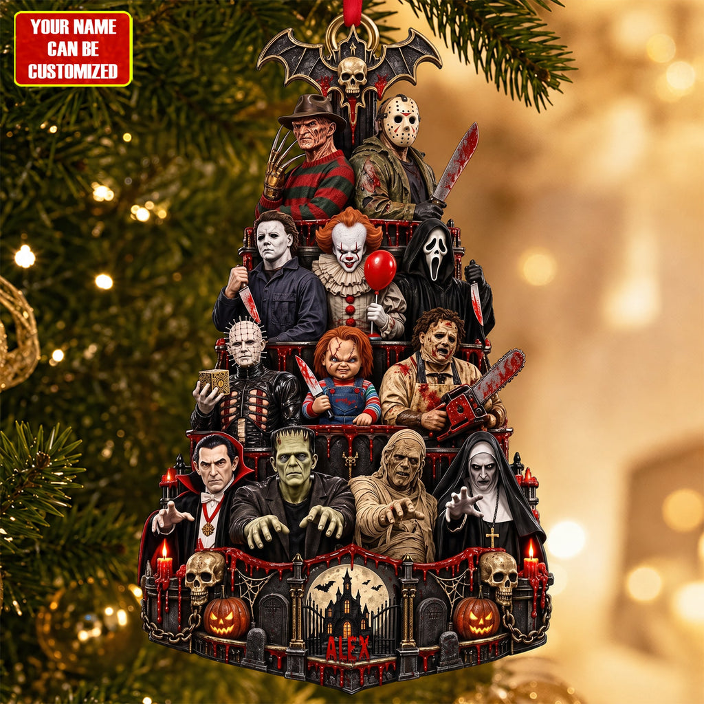 Horror Characters Acrylic Ornament - Personalized Gifts For Christmas