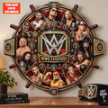 Champions Legends Acrylic Hanging Wall Clock - Personalized Gifts For Wrestling Lovers