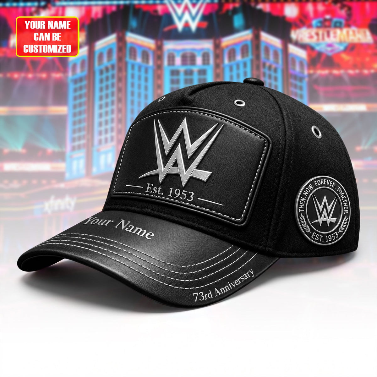 Wrestling Legacy - Personalized Wrestling Vintage Leather Classic Cap