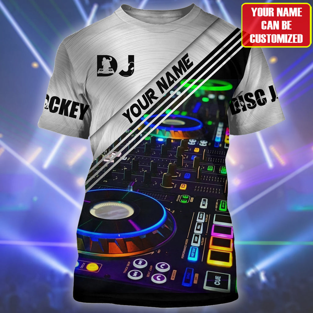 Personalized Name Disc Jockey Q80 All Over Printed Unisex Shirt