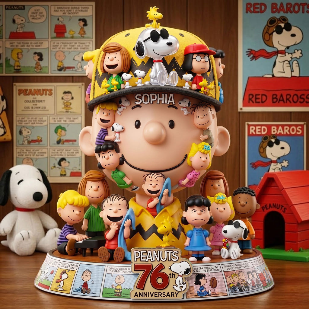 Classic Cartoon Friends Celebrated Anniversary Acrylic Plaque - Personalized Gifts
