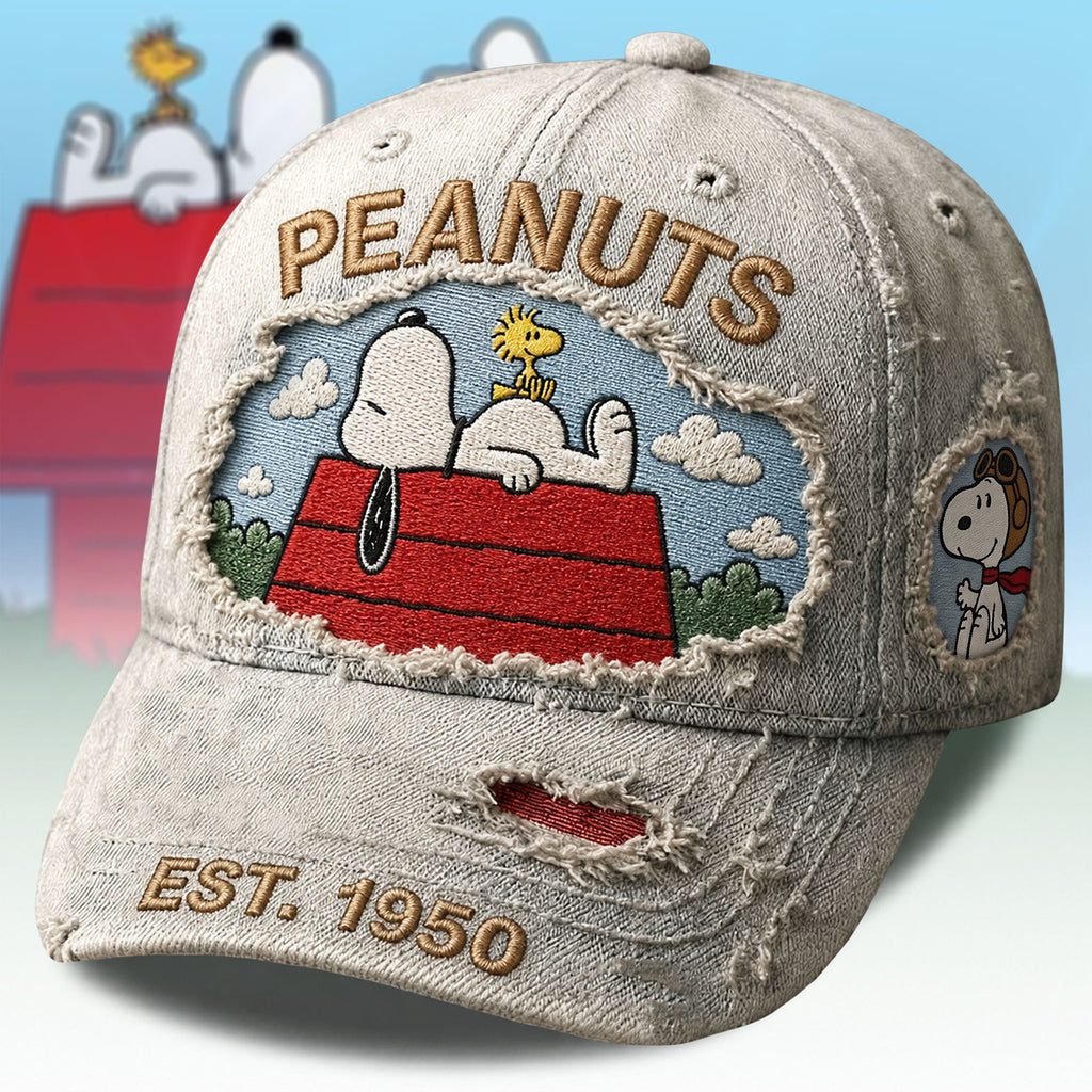 Classic Cartoon Puppy - Personalized Classic Cap, Gift For Cartoon Fans