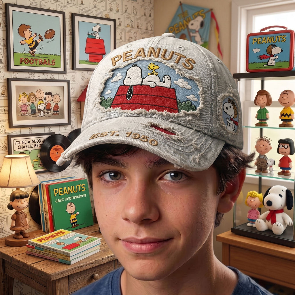 Classic Cartoon Puppy - Personalized Classic Cap, Gift For Cartoon Fans