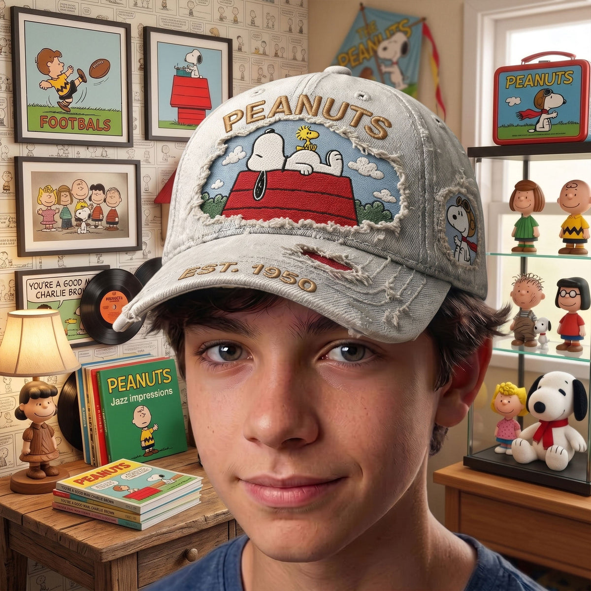 Classic Cartoon Puppy - Personalized Classic Cap, Gift For Cartoon Fans