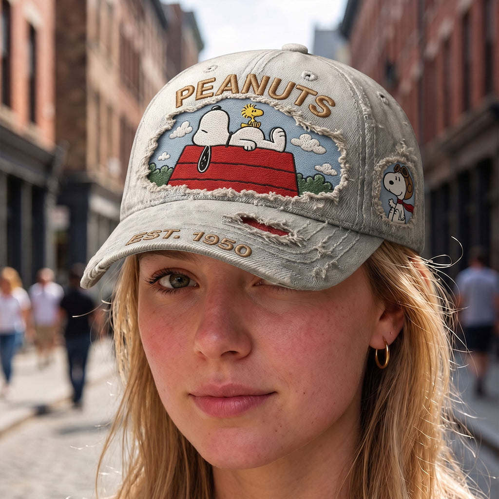 Classic Cartoon Puppy - Personalized Classic Cap, Gift For Cartoon Fans