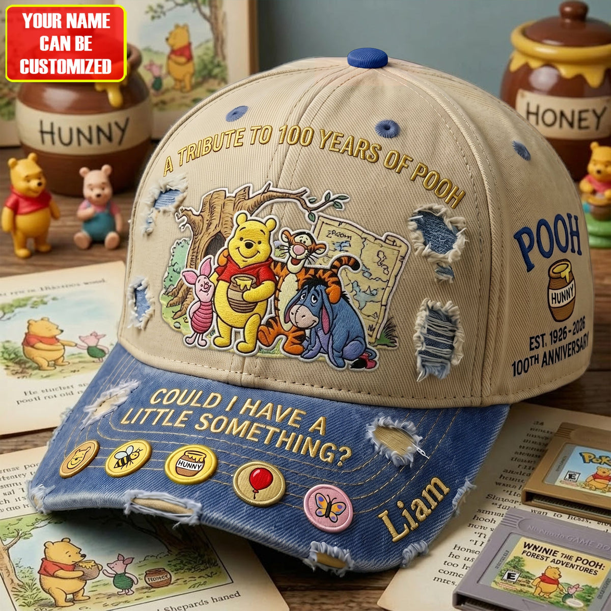 Cartoon Woodland Friends - Personalized Classic Cap, Gift For Cartoon Fans