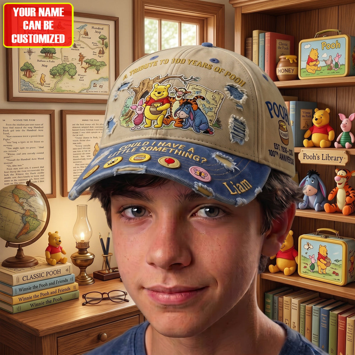 Cartoon Woodland Friends - Personalized Classic Cap, Gift For Cartoon Fans