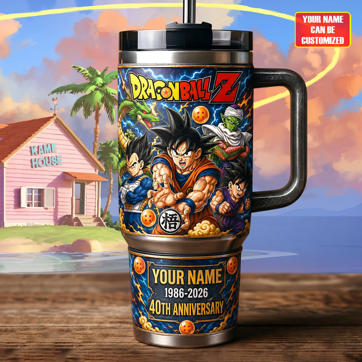 Anime Energy Warriors - Personalized Anime Insulated Tumbler