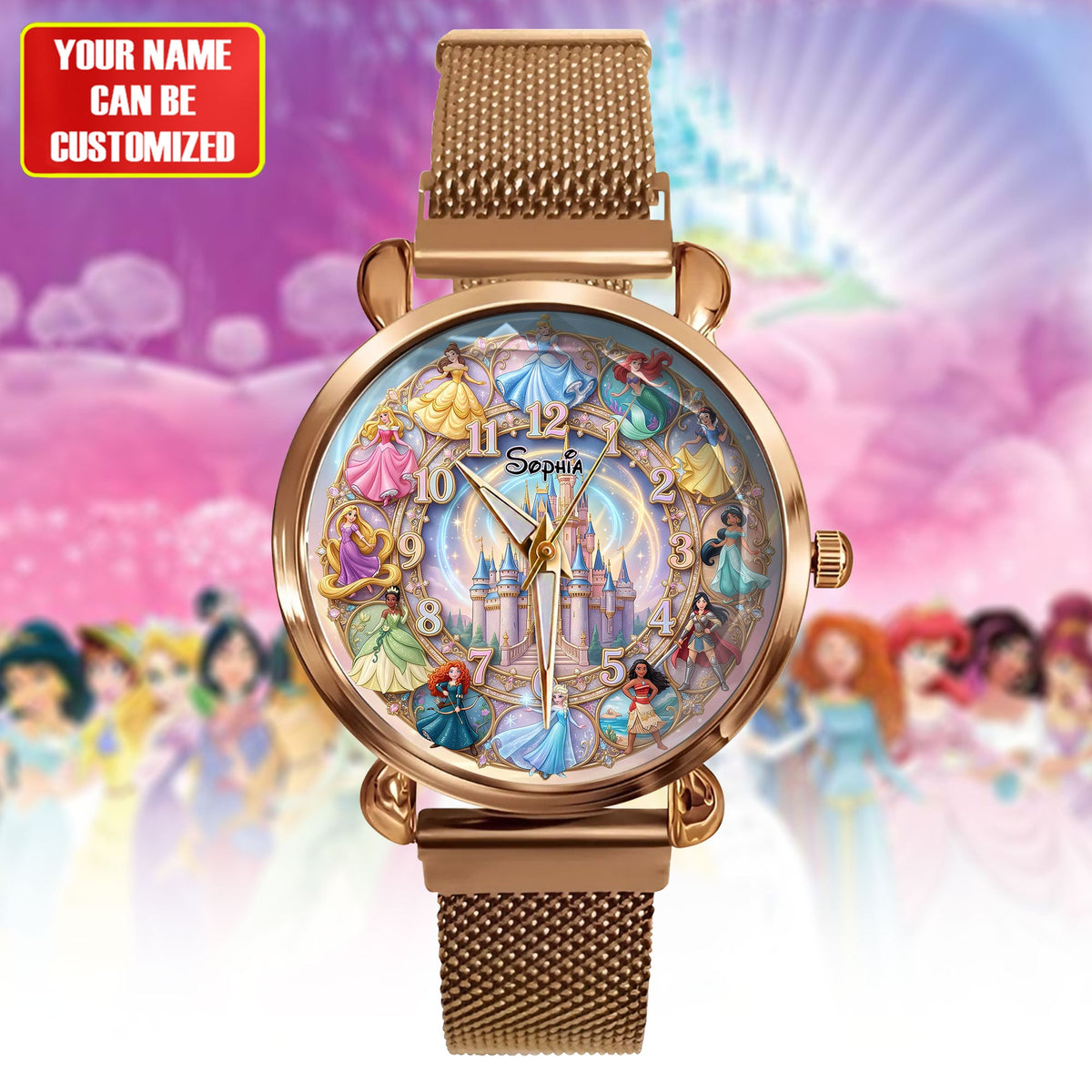 Fairytale Princess - Personalized Princess Women Hand Watch