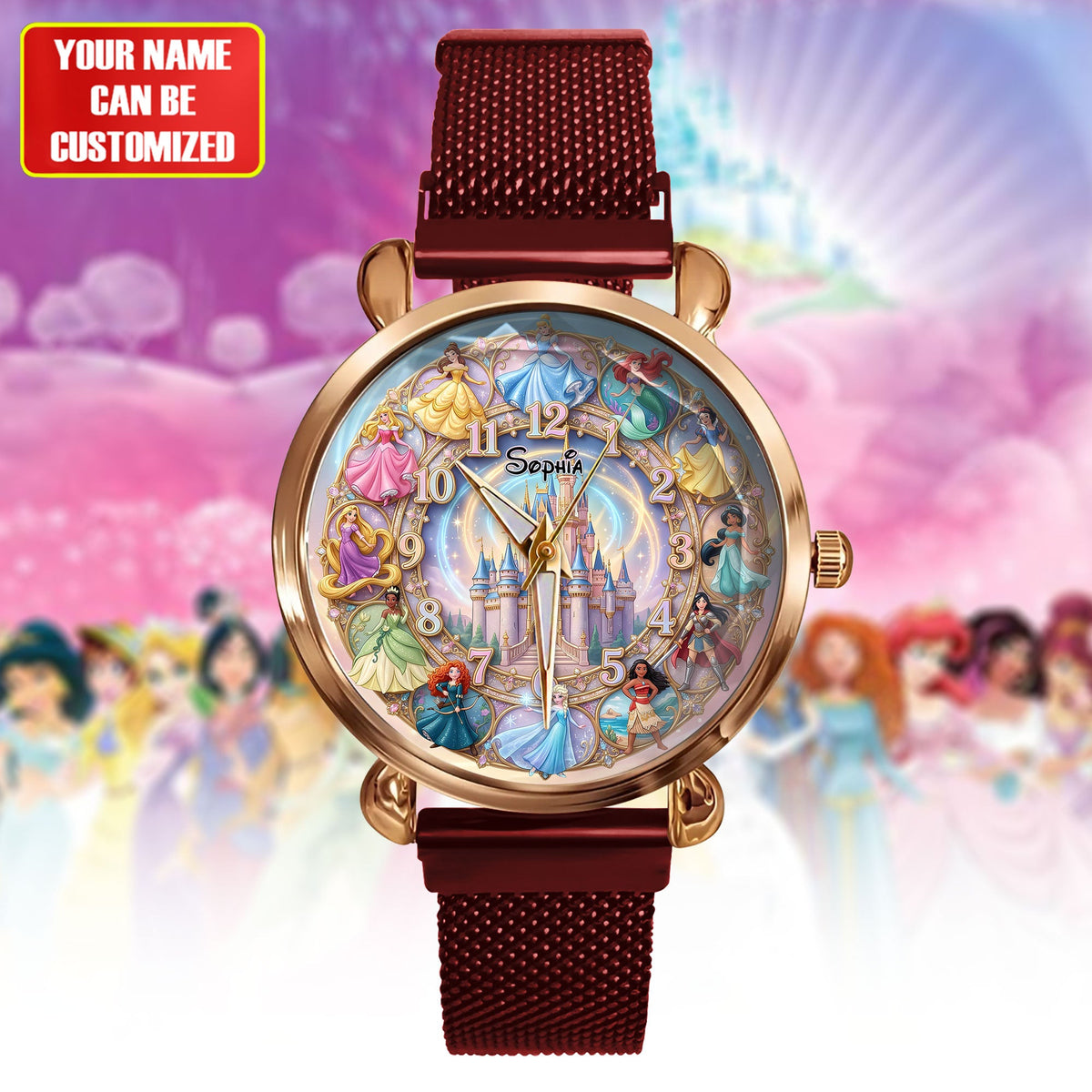 Fairytale Princess - Personalized Princess Women Hand Watch