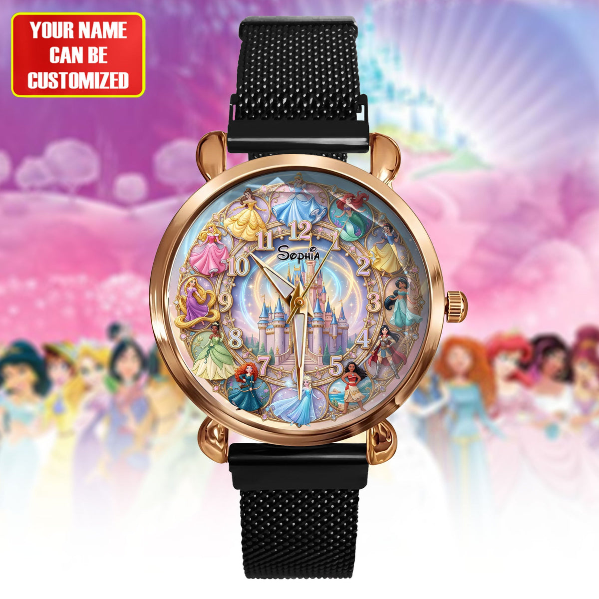 Fairytale Princess - Personalized Princess Women Hand Watch