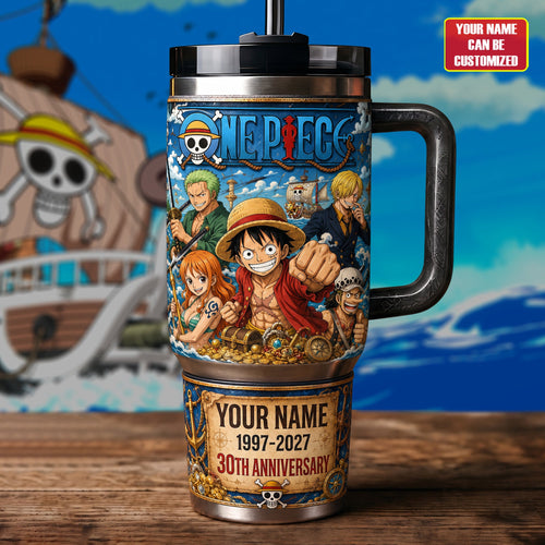 Anime Pirate Adventure - Personalized Anime Insulated Tumbler
