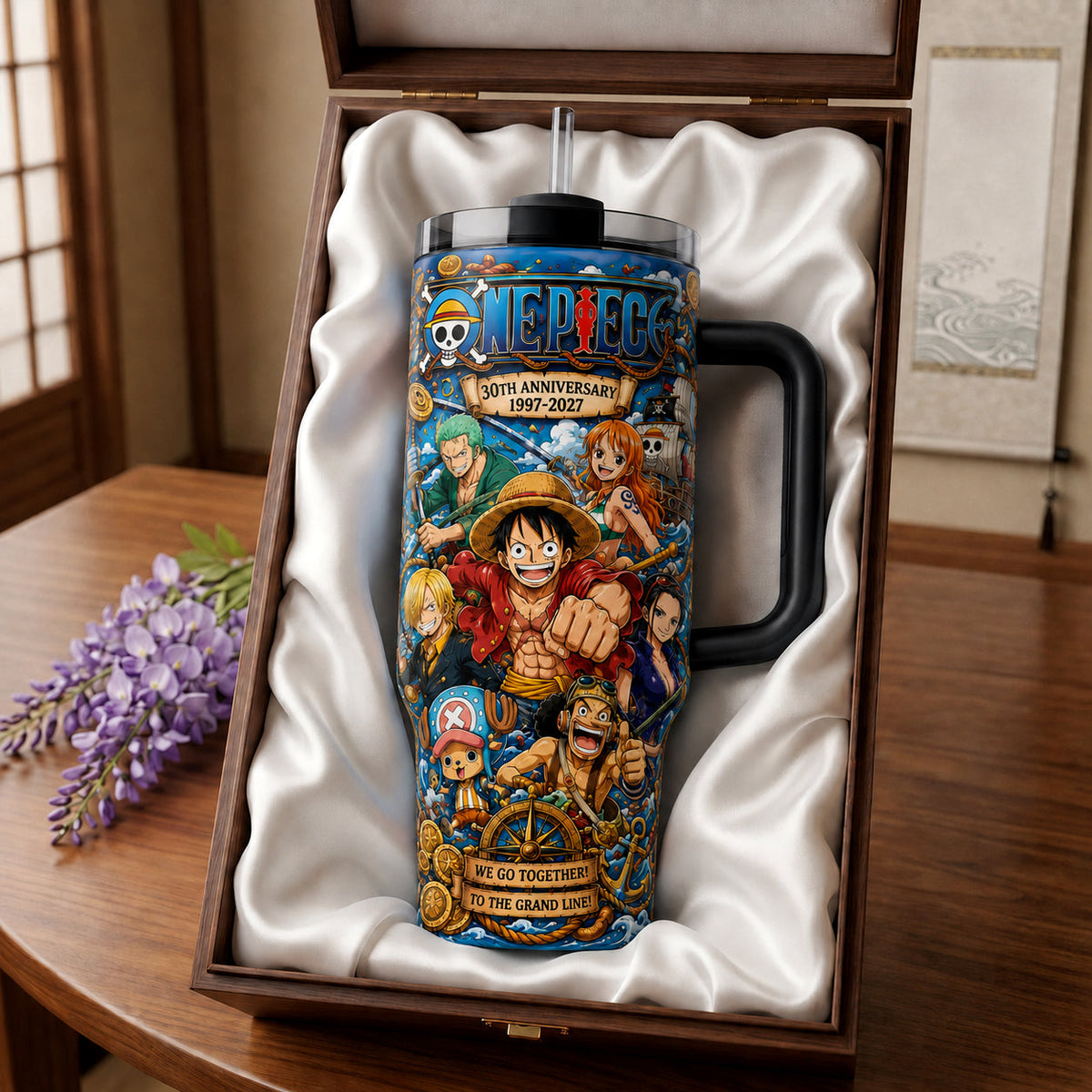 Anime Pirate Adventure V3- Personalized Anime Insulated Tumbler