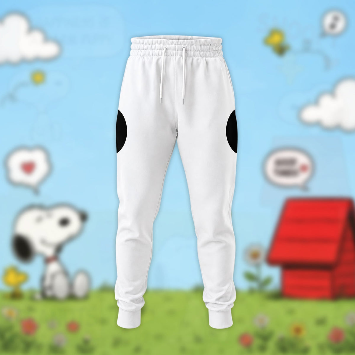 Cartoon Puppy Costume Hoodie Sweatpant,  Cartoon Costume Hoodie