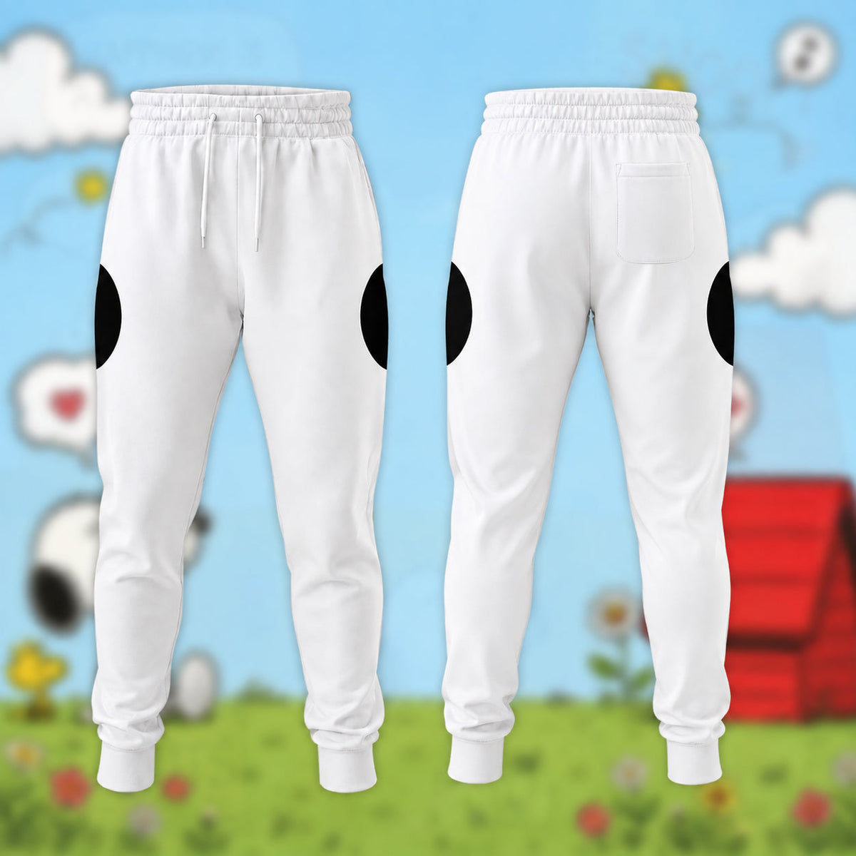 Cartoon Puppy Costume Hoodie Sweatpant,  Cartoon Costume Hoodie