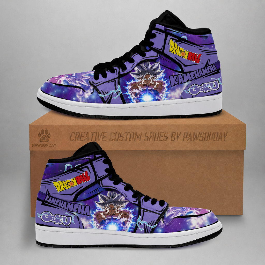 Ultra Instinct Energy Warrior AJ1 High Custom Sneaker