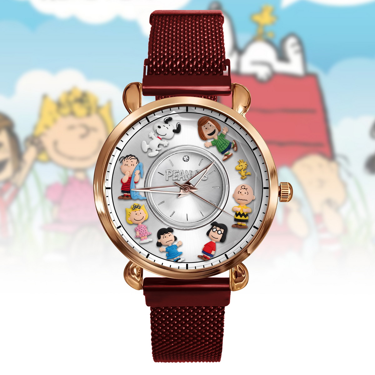 Classic Puppy & Friends - Personalized Puppy Women Hand Watch