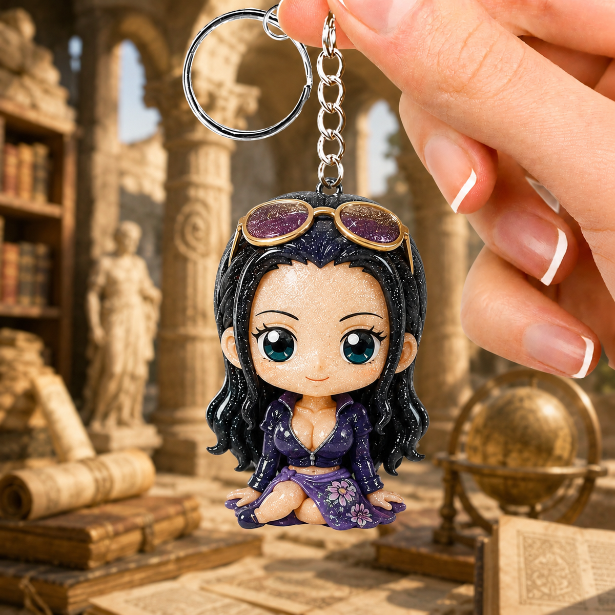Chibi Pirate - Personalized Cute Anime Keychain Collection