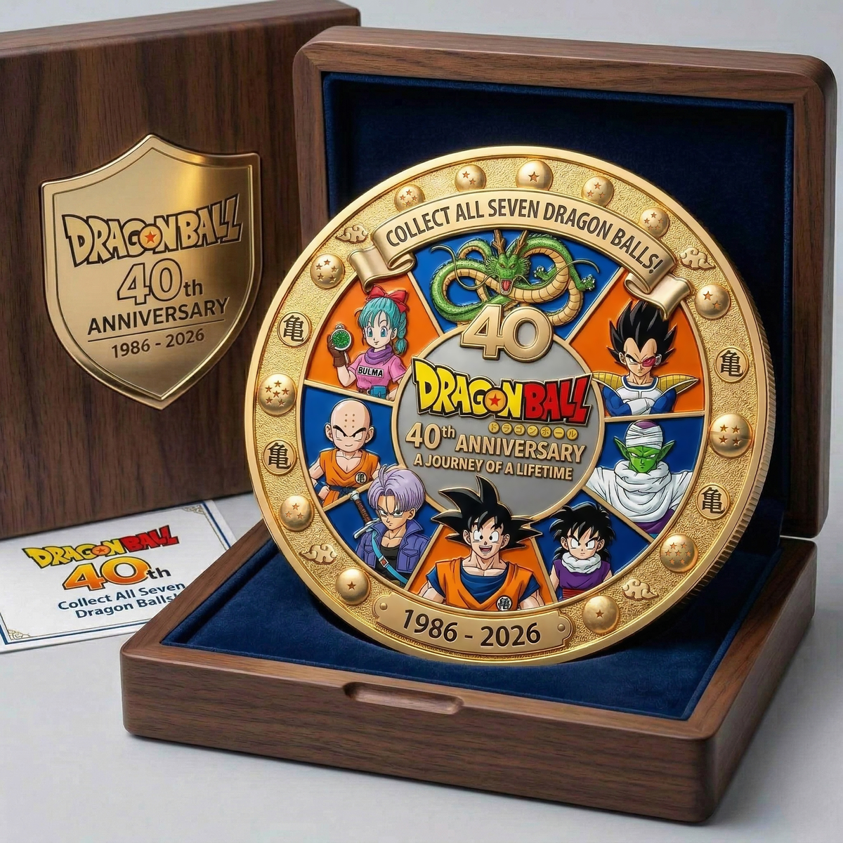 Seven Balls 40th Anniversary Manga Style Commemorative Coin