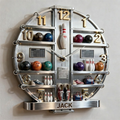 Personalized Bowling Theme - 3D Visual Effect Acrylic Wall Clock