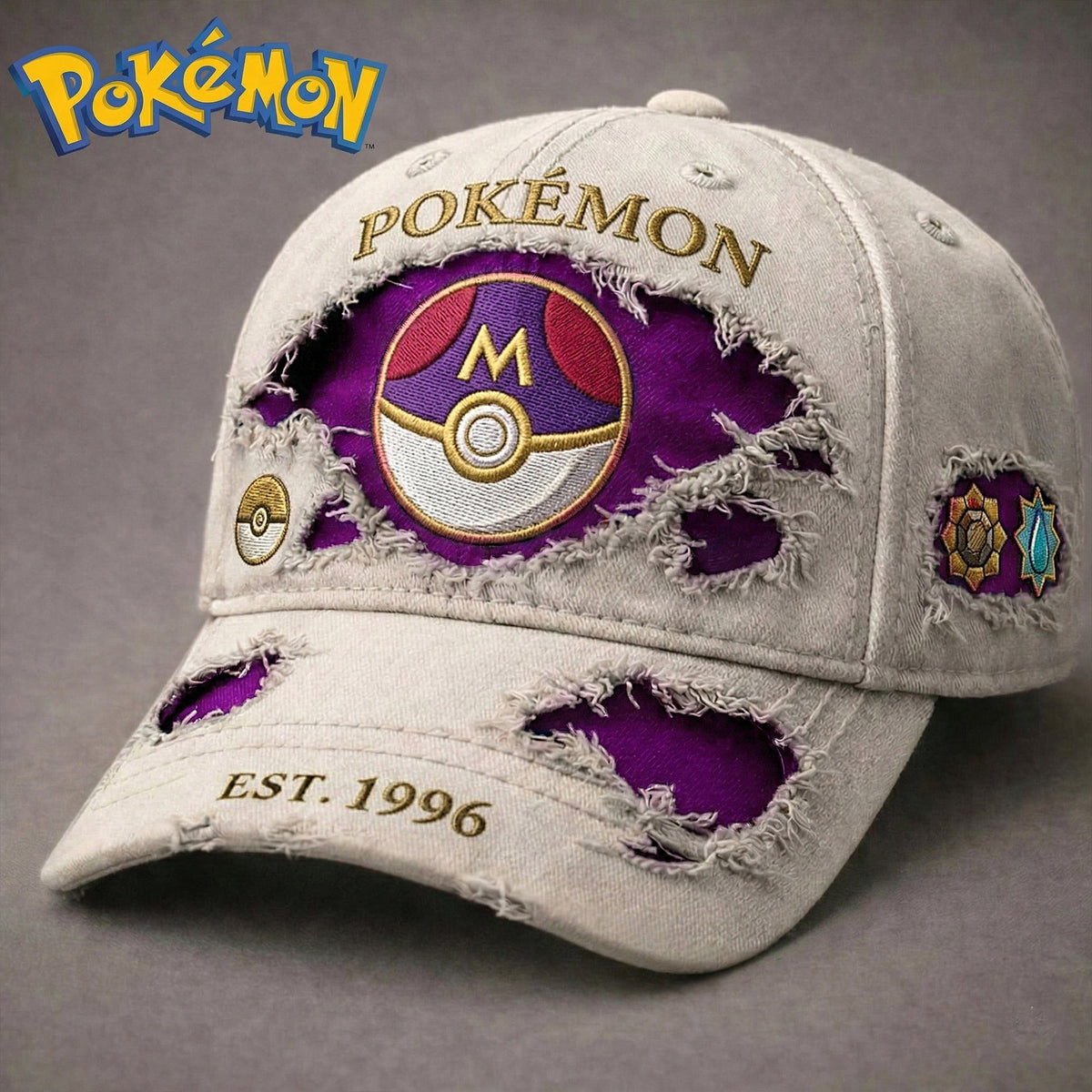 1996 Retro Pocket Monster - Personalized Monster Trainer Cap