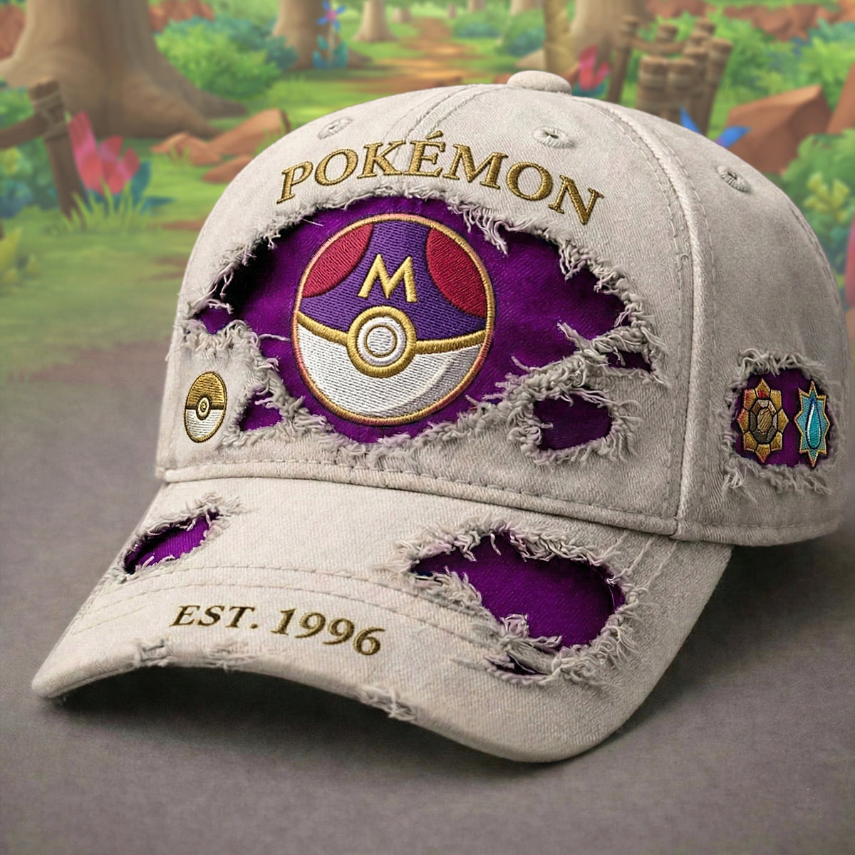 1996 Retro Pocket Monster - Personalized Monster Trainer Cap