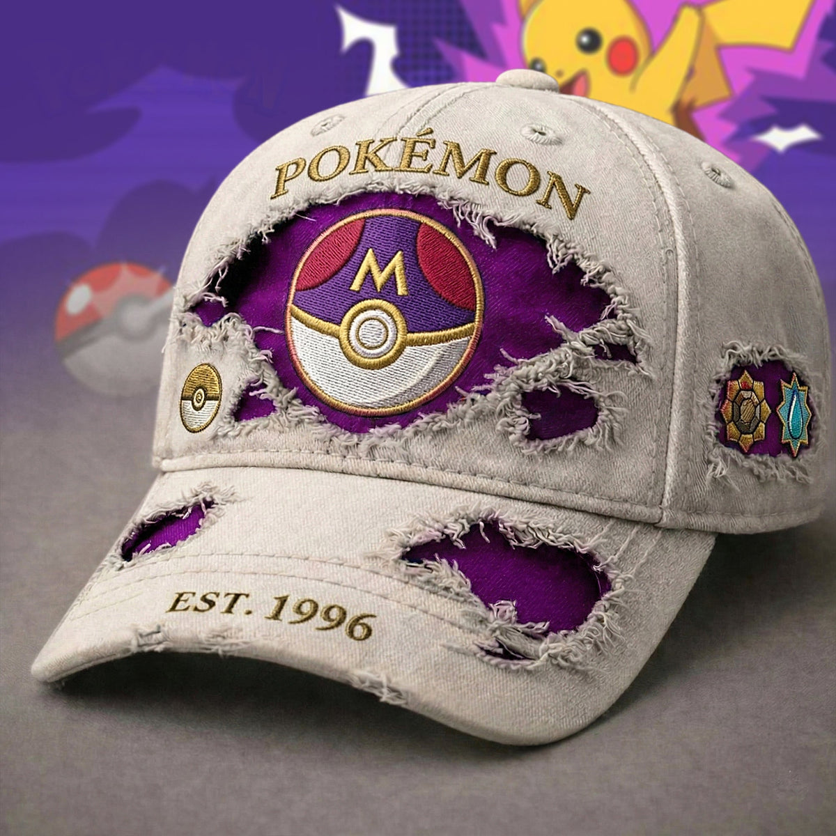 1996 Retro Pocket Monster - Personalized Monster Trainer Cap