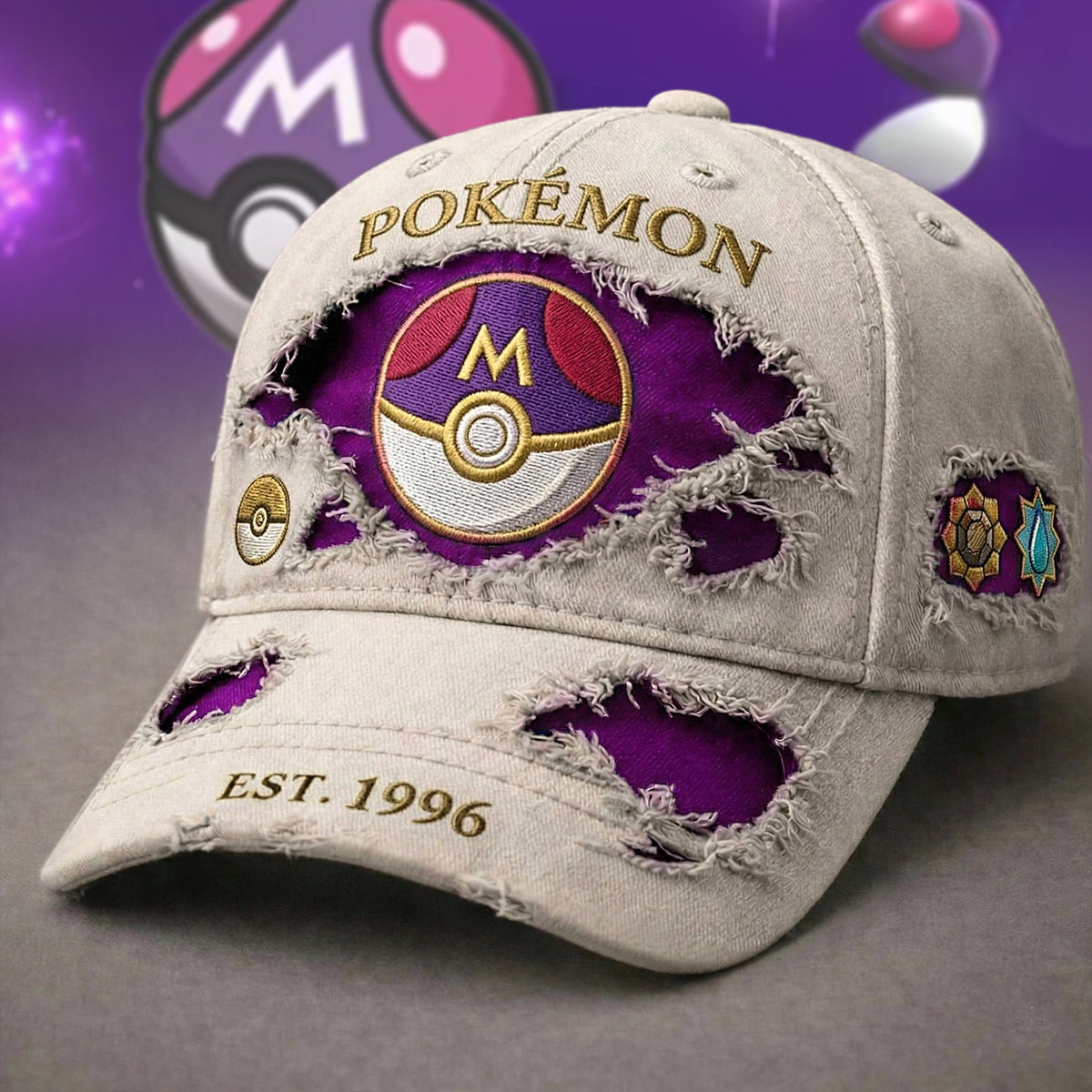 1996 Retro Pocket Monster - Personalized Monster Trainer Cap