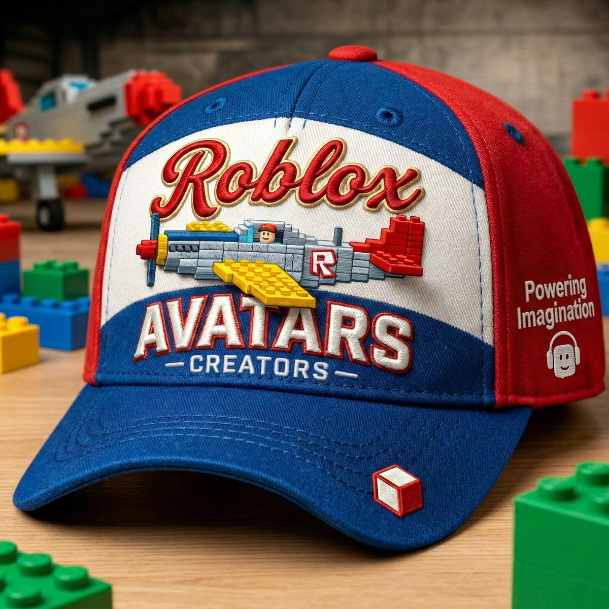 Block Builder – Personalized Gamer Custom Name Cap