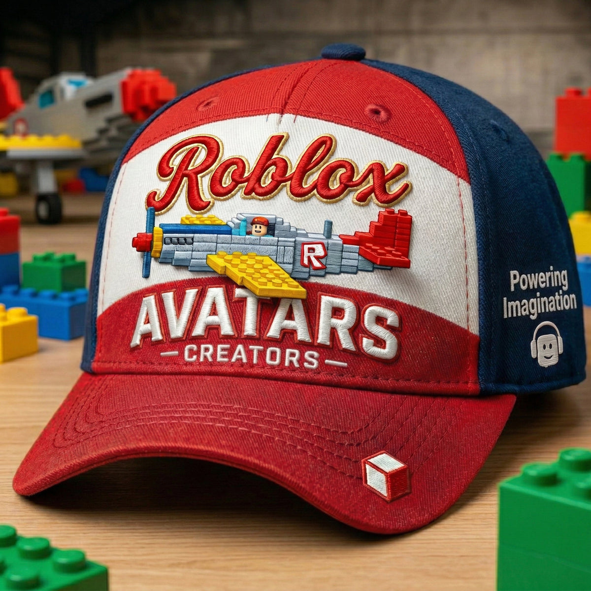 Block Builder – Personalized Gamer Custom Name Cap