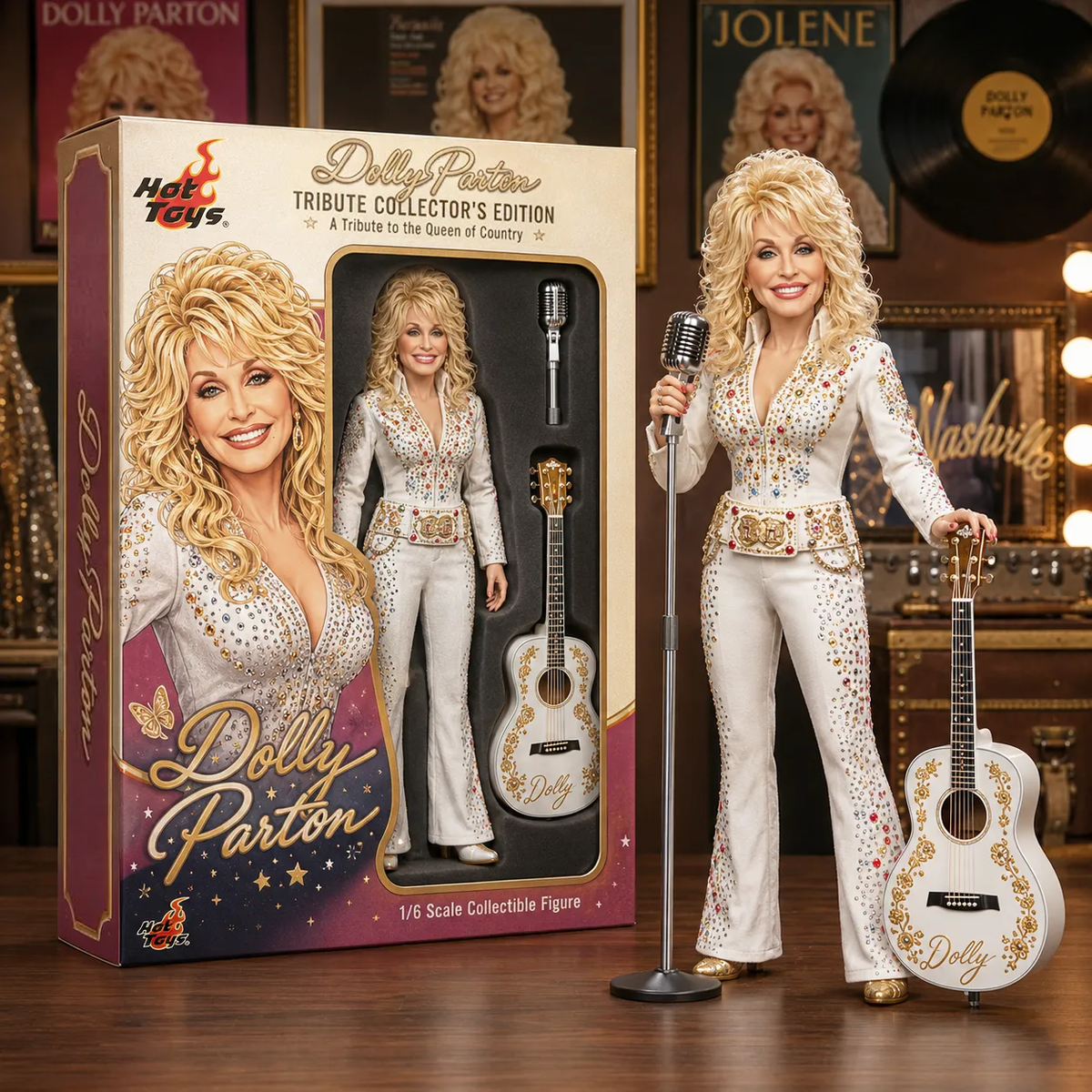 Country Music Queen v1 Acrylic Plaque – Rhinestone Stage Legend Collector Gift