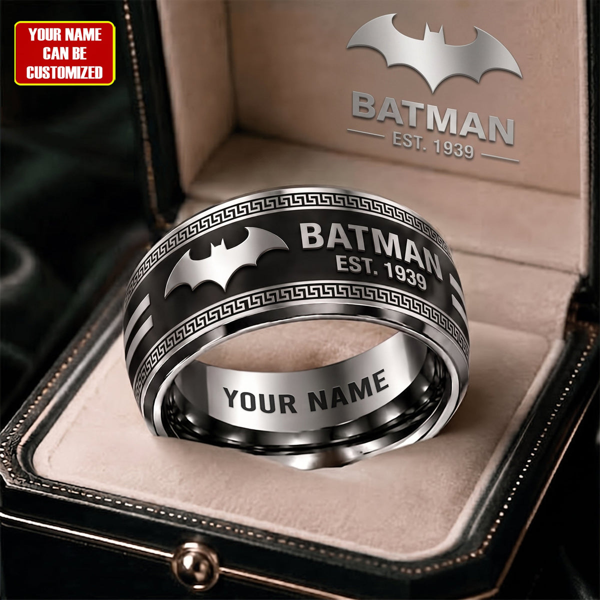 Personalized Dark Knight Custom Alloy Ring
