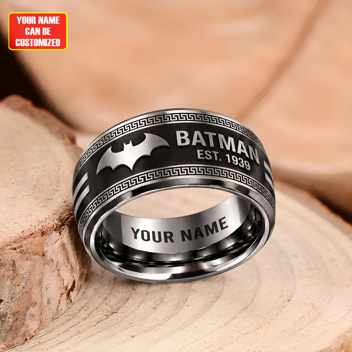 Personalized Dark Knight Custom Alloy Ring