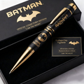 Gothic Bat Symbol – Luxury Hero Style Writing Pen Gift for Fans