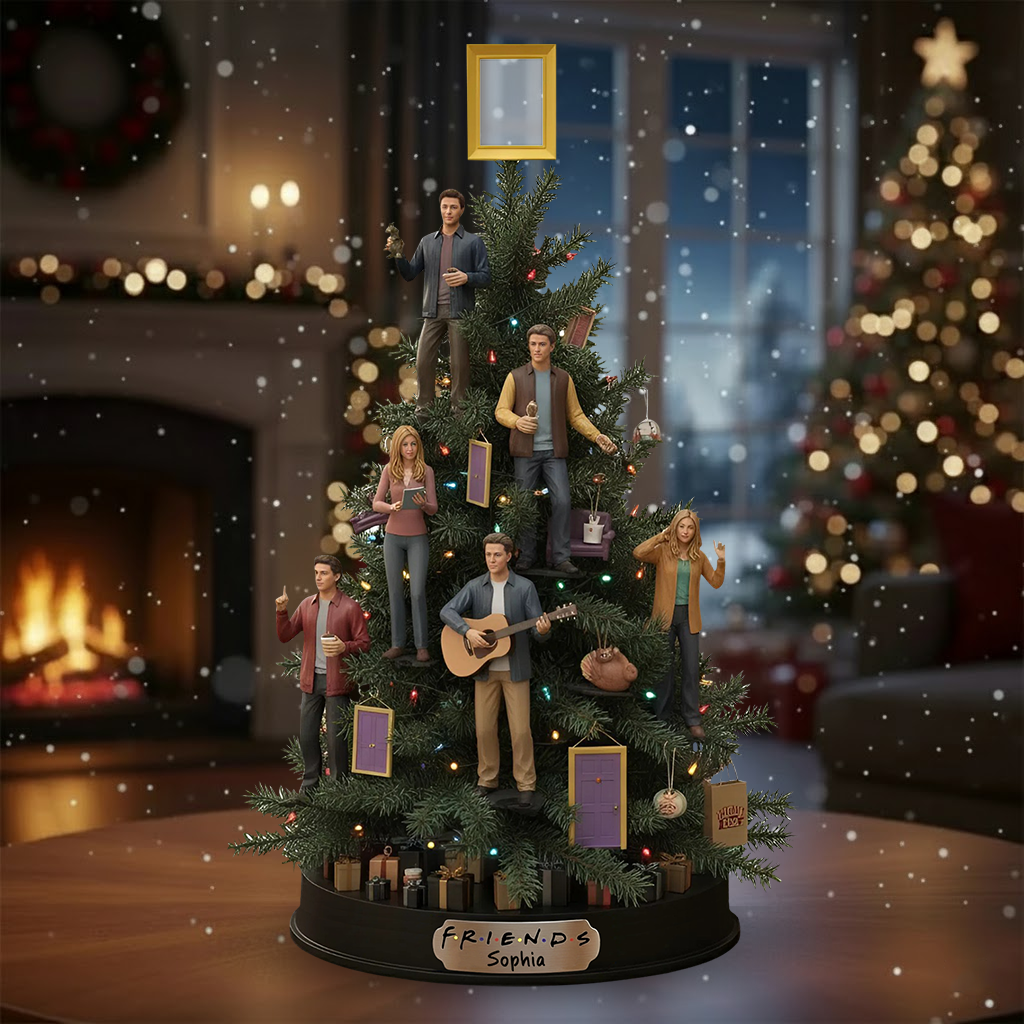 Central Perk - Personalized Christmas Custom Shaped Acrylic Plaque