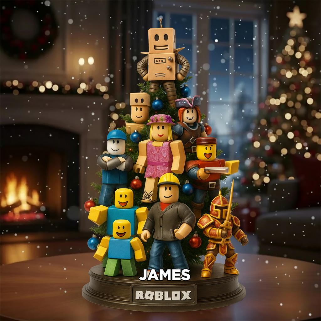 Build Your World - Personalized 3D Game Character Custom Shaped Acrylic Plaque