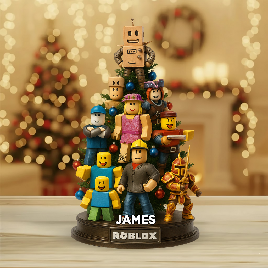 Build Your World - Personalized 3D Game Character Custom Shaped Acrylic Plaque