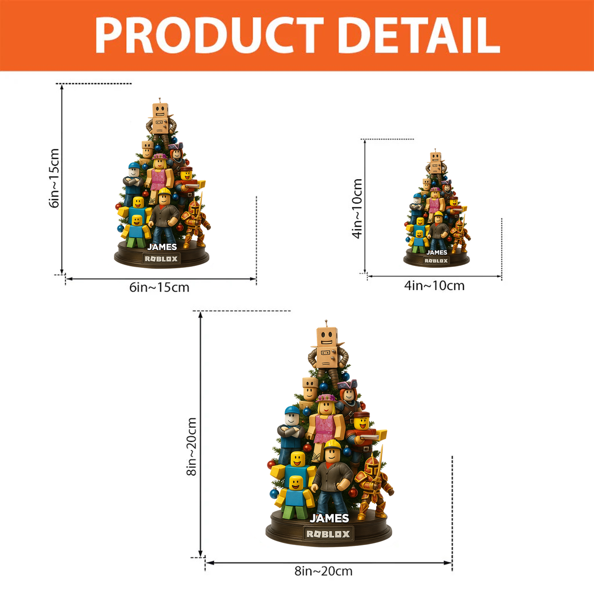Build Your World - Personalized 3D Game Character Custom Shaped Acrylic Plaque