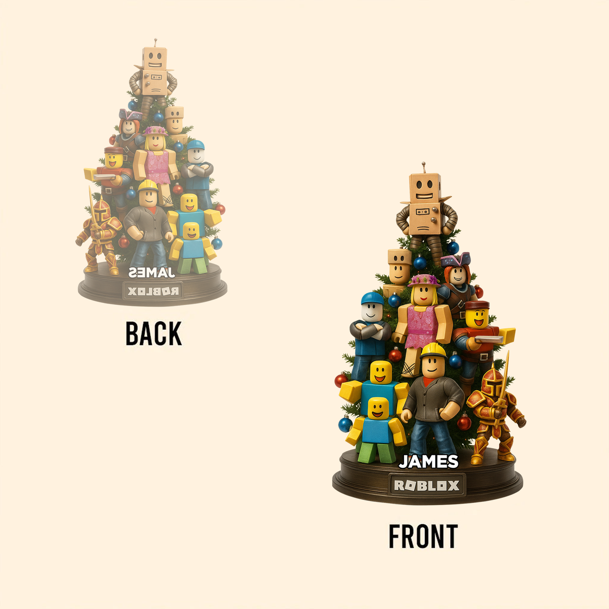 Build Your World - Personalized 3D Game Character Custom Shaped Acrylic Plaque