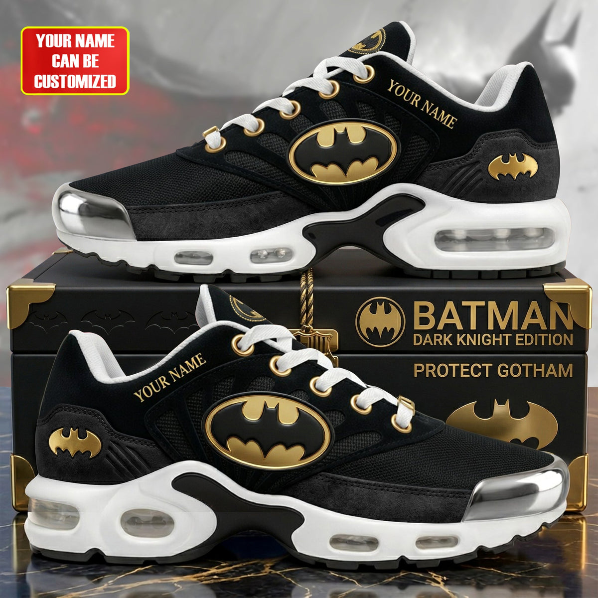 Personalized Gothic Dark Hero Sport Air Cushion Sneaker